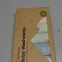 6-Pack Baby Washcloths Soft Absorbent Viscose from Bamboo Washcloths for Face, Body, Baby Towels for Newborn, Kids, Toddlers, Infant, Gentle on Sensitive Skin, 10x10 Reusable Face Towels (Mellow)