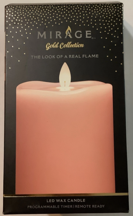 Mirage Gold Collection LED Wax Flameless Candle