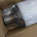 2 Inch 2" Inlet/Outlet Catalytic Converter Universal High Flow Front Cat Convertor Direct-Fit with O2 Port & Heat Shield (1 Pack)