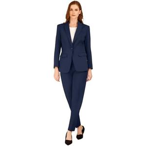 Womens Suit 2 Piece Slim Fit Outfits Suits Professional Blazer with Pants Dressy Casual Suiting Business Office Sets for Work, Size 0