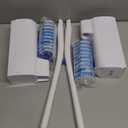 KOKL Disposable Toilet Brush, Toilte Wand Kit, Toilet Bowl Cleaner Brush with 12 Wand Refills, Toilet Cleaning Supplies, Toilet Brush and Storage Caddy, Toilet Cleaning System for Bathroom Maintenance