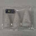 White Christmas Trees Figurine with Light Battery Operated with Remote Lighted Christmas Tree Tabletop Decor Real Wax White Small Xmas Tree with Red Berry Christmas Decoration for Home Party Gifts