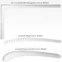 Copkim 9 Pcs Fashion Designer's Tools Kit Fashion Sewing Ruler Set Essential Pattern Making Tools for Sewing, Tailoring & DIY Garment Creation