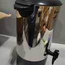 Elite Gourmet 40-Cup Coffee Urn, Two-Way Dispenser, Removable Filter