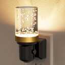 JandCase Night Light, Dimmable Night Lights Plug into Wall, Auto On/Off Light Sensor Nightlight, 3000K Warm White 0-100LM Brightness LED Nightlight, for Bathroom Hallway Bedroom Kids Room (Cream)