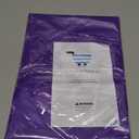Merchandise Bags Purple Color 100 Count 9"x12" Size 1.5Mil With Handles