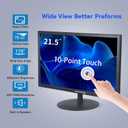 Touchscreen Monitor 21.5" FHD 1080P Multi-Touch Screen HDMI VGA Type-B Dual Speakers,75Hz,VESA,Brightness 300cd/m,Tilt Adjust,PC Office Laptop Business Computer Desktop Touch Display