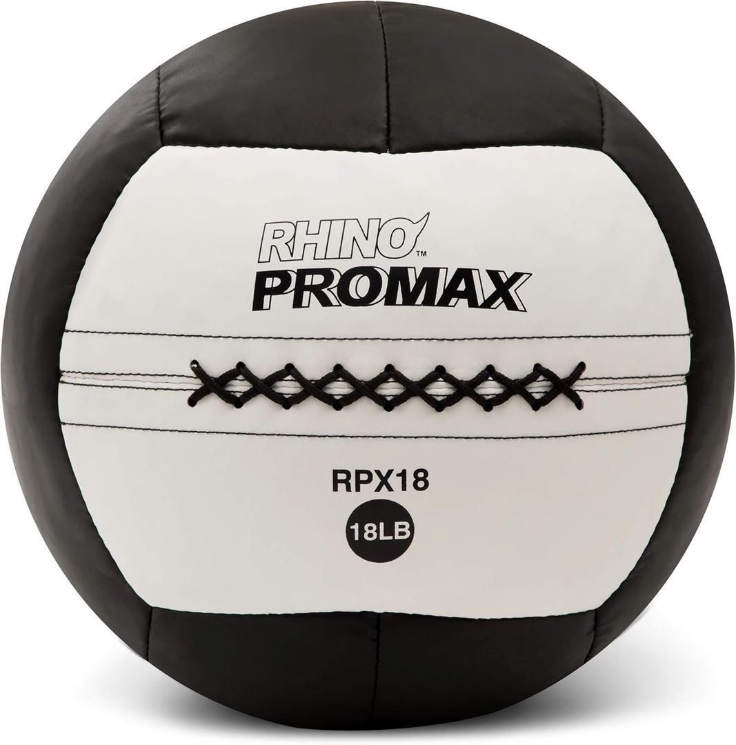 Champion Sports Rhino Slam Ball, 4-30 lb. Non-Slip Grip, Weightlifting, Crossfit, Home Gym, Fitness, 14" Diameter Balls, Optional Storage Rack/Tree Sold Separately