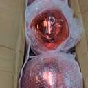 3 Pcs Christmas Ball Ornaments 10 Inch UV Resistant and Waterproof Shatterproof Shiny Plastic Christmas Tree Hanging Ornaments Decoration for Indoor Outdoor Holiday Party(Red)