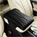 HZEL Car Center Console Cover, Memory Foam Scratch Resistant Vehicle Armrest Box Pillow, Automotive Interior Elbow Arm Rest Protector Cushion, Universal for SUV Automobile Truck (Black)