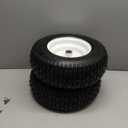 Parts Camp 13x5.00-6 Tire and Wheel Pneumatic Lawn Mower Tires with 3/4" Bearing and 3" to 4.5" Centered Hub, for 13x5x6 Riding Mowers (2 Packs)