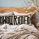 Western Howdy Pillow Covers 12x20, This Ain't My First Rodeo Farmhouse Southwestern Ranch Lumbar Pillow Covers for Couch Bed, Western Home Room Decor,2PS