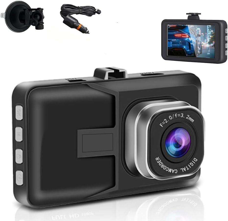 Generic 1080P Dash Cam Front,3.0" IPS Screen Car Accessories, G-Sensor, Motion Detection, Night Vision Loop Recording, Electronics Max 64GB Support