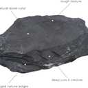 6 Natural Aquarium Rocks 6" to 8" Perfect Rocks for Aquariums, Landscaping Model,Tank Decoration, Amphibian Enclosures-Slate Rocks