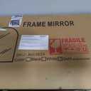 Arched Bathroom Mirror for Wall, 36" x 24" Gold Metal Frame Vanity Mirror, HD Glass Over Sink for Bathroom, Entryway, Bedroom