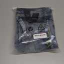 CHARTOU Womens Chic Floral Embroidered High-Rise Bell Bottom Flare Jeans Broad Feet Long Denim Pants (X-Large, Blue4)