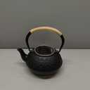 Sotya Cast Iron Teapot, 40oz/1200ml Japanese Tetsubin Tea Pot with Infuser for Loose Leaf and Tea Bags, Tea Kettle Coated with Enameled Interior for Stove Top, Black