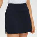 M MAELREG Womens Tennis Skirt High Waisted Athletic Mini Lined A Line Skort with 3 Pockets Nylon Stretchy Workout Golf Skirt (Blue, M)