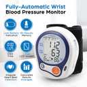 LotFancy Kids Wrist Blood Pressure Monitor for Home Use, BP Cuff 5-8 for Small Adult, Digital Automatic Blood Pressure Cuff 60 Readings, 1 User, Blood Pressure Cuff Wrist with Portable Carrying Case