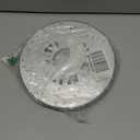 uxcell 2 Pcs Aluminum Alloy Disc Brake Rotor Cover Silver Tone for Truck Car Vehicle