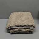 H.VERSAILTEX Plush Chenille Dog Bed Cover Thick Soft Sofa Cover for 3 Cushion Couch Anti Slip Couch Cover Furniture Protector for Dog, Pet, Cat (35" x 74", Island Fossil)