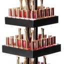 Homde Nail Polish Organizer for 86-123 Bottles, 360 Rotating Nail Polish Rack Holder, Display Storage Shelf for Fingernail Stand and Essential Oil, Gifts for Women Girls- Bamboo,Black