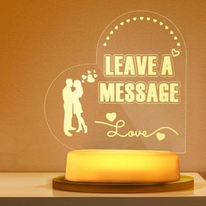 Leave A Message Table Sign,LED Wedding Sign Only,Leave a message Wedding Sign