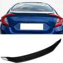 Rear Spoiler Wing Compatible with Honda Civic Sedan 2016-2021 10th Gen | Trunk Spoiler Wing Trunk Tail Rear Trunk Lid,Glossy Black,for Honda Civic 4-Door Sedan Accessories,Duckbill Spoiler