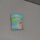Hammer Toe Straightener - 2 Pcs Hammer Toe Corrector for Women & Men, Adjustable Toe Splints & Wraps with Aluminum Plate Support for Curled, Bent & Broken Toe-Day & Night Relief (Black)