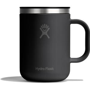 Hydro Flask Coffee Mug Insulated Stainless Steel, Non Spill, Leak Resistant Travel Mug 24 Oz Tonal Black