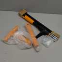 Weed Puller Tool, Fully Stand Up Weeding Tool With 3 Claws - Zero Bending and Back Saver, Effortless and Efficient Weed Remover, Durable and Lightweight Weeder, Ideal for Effortless Weed Removal (Yellow)