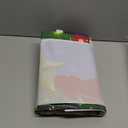 Cartoon Christmas Village Photography Backdrop Winter Snow Pine Tree Background Xmas Fairy Tale Animated Kid Party Photo Booth Banner Supplies (10x8)