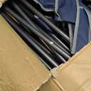 Suteck Folding Camping Chair, Oversized Heavy Duty Chairs, Blue (2Pack)