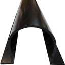 3" Wire Guard Raceway - 5 Ft Length - Color: Black