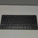 OMOTON 2.4G Wireless Keyboard, Ultra-Slim Compact Mini Keyboard with Type-C & USB-A Receiver, Compatible with Desktop Laptop Tablet PC Smart TV and Windows 11/10/8/7 - Black