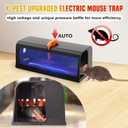 Electric Mouse Trap, Rat Traps Indoor for Home, 2025 Upgraded Electric Rat Zapper with Powerful Voltage, Effective Rat Killer for Rodent and Mice - No Touch Reusable Mice Trap to Protect Your Home