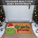 Grinchmas Please Door Mat Outdoor 30x17 Inch, Grinchmas