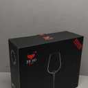 JBHO Hand Blown Italian Style Crystal Bordeaux Wine Glasses - Great Gift Packaging - Red Wine Glasses Lead-Free Premium Crystal Clear Glass - Set of 4-18 Ounce 4 Count (Pack of 1)