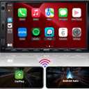 ATOTO F7 WE 7inch Double DIN Car Stereo, Wireless CarPlay & Wireless Android Auto, Touchscreen Car Radio with Bluetooth, Mirror Link, HD LRV, Quick Charge, FM/ AM, GPS Navi, Voice Control, F7G2A7WE