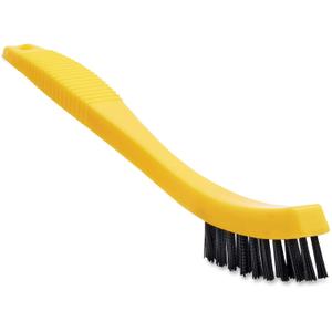 Rubbermaid Commercial Products Tile and Grout/Scrub Brush, Plastic Bristles, for Kitchen/Dishes, Pack of 12