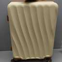Carry on Luggage Sets 22x14x9 Airline Approved (White, 20"/DB/TB), 3 Piece Sets