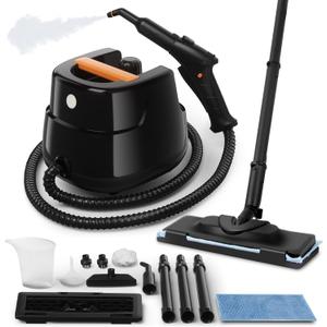 Powerful Steam Cleaner for Home, Chemical-Free Multipurpose Steam Cleaner, 3-Steam Volumes Comfy Handle, Portable Deep Cleaning Lightweight Steamer for Car Detailing Carpet Upholstery Tile Grout