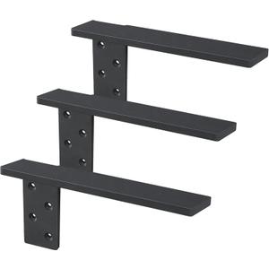 Free Hanging Side Wall Floating Shelf Bracket 3 Pack 14 Inch Heavy Duty Countertop Support Bracket for Breakfast Bars Cabinet Granite Countertops with No Knee Wall or Pony Wall