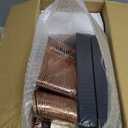 Festiva 350Pcs Rose Gold Plastic Plates - Clear Rose Gold Disposable Dinnerware Sets for 50Guests include 100 Plates 50 Cups 50Plastic Cutlery 50Napkins for Party&Wedding& Mother's Day