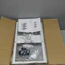 Slim Rolling Storage Cart, 4 Tier Metal Narrow Utility Cart with Handle and Wood Top, Multifunctional Small Mobile Shelf Unit Organizer Trolley for Laundry, Bathroom, Kitchen White