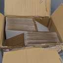 ZBEIVAN Cardboard Storage Bins Boxes 35 Packs 9.4x6x4.5 Inches, Easy Assembly Pantry Organizer Bins for Shelf, White