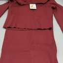 PRETTYGARDEN Women's Spring Fall 2 Piece Sweater Set Rib Knit Long Sleeve Crop Top Maxi Bodycon Skirt Casual Winter Outfits(M)