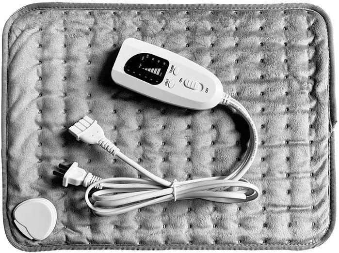 Heating Pad, Electric Heated Pads, Washable Heat Blanket Wrap with Timer and 6 Temperature Settings for Neck Shoulder Back Abdomen Legs Waist (16X12in)