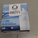 Brita Plus Water Filter, BPA-Free, High-Density Replacement Filter for Pitchers and Dispensers, Reduces 2x Contaminants*, Lasts Two Months or 40 Gallons, Includes 2 Filters