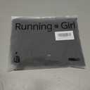 RUNNING GIRL Womens Ribbed V Crossover High Waist Yoga Pants Flare Leggings for Women with Side Pockets (L)